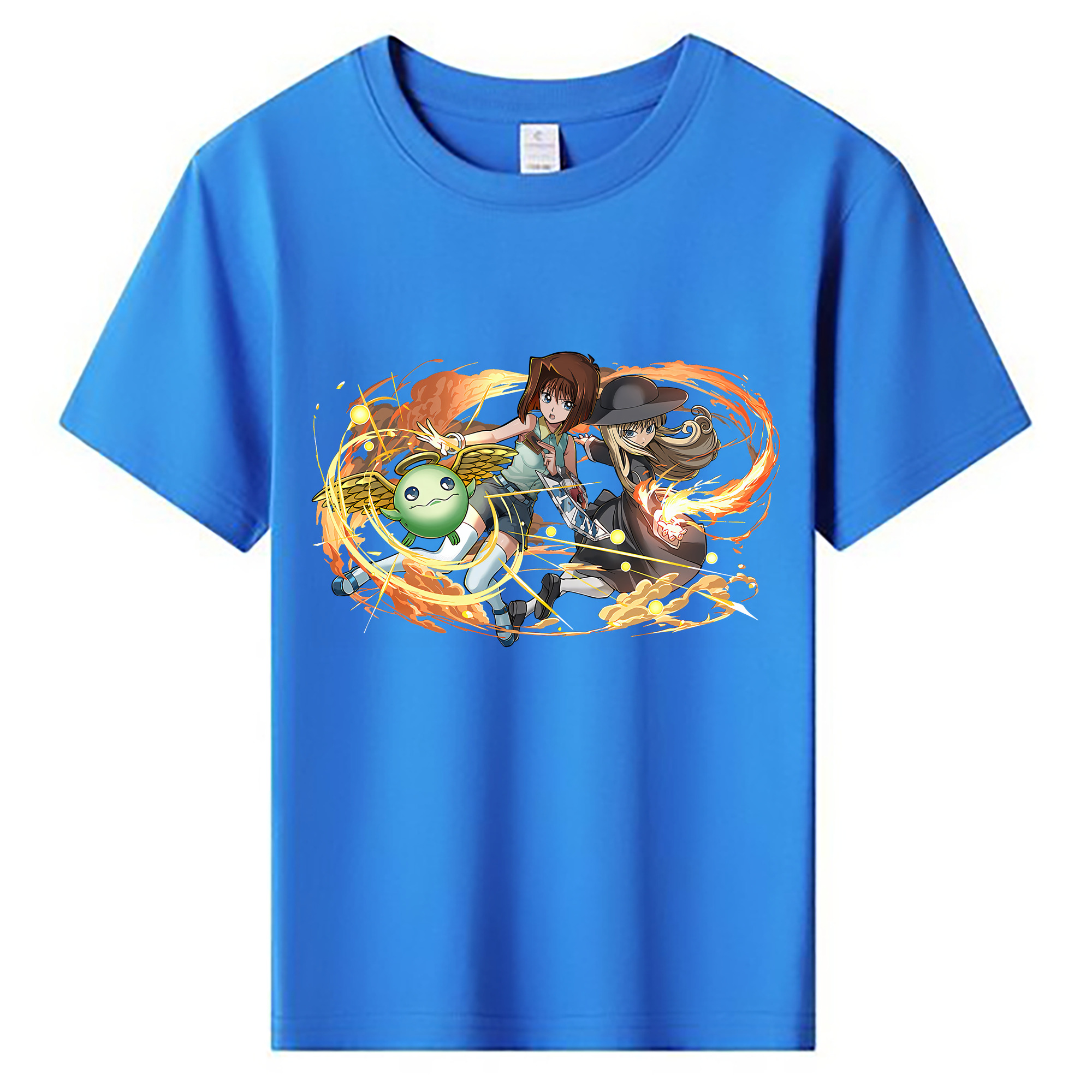 （画像用） 遊☆戯☆王 Yu-Gi-Oh! 綿100％キッズTシャツ（フロントプリント）
